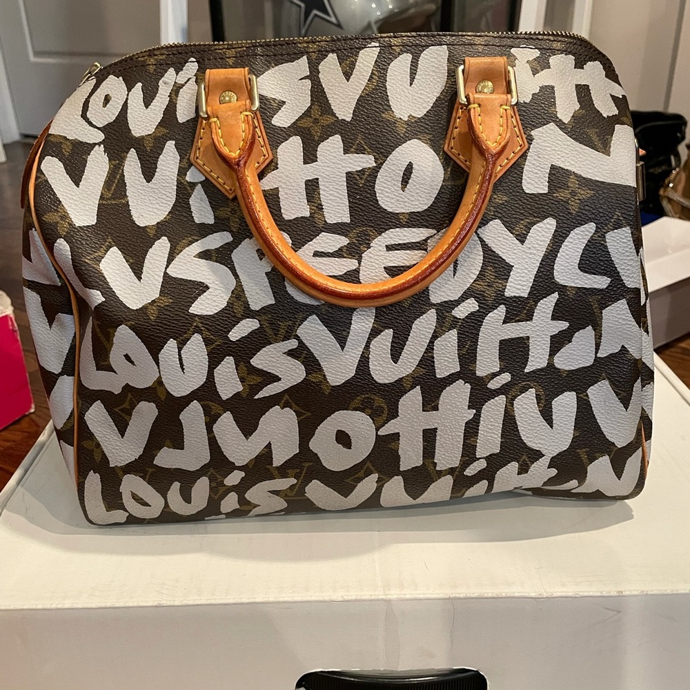 Authentic LV Stephen Sprouse Speedy